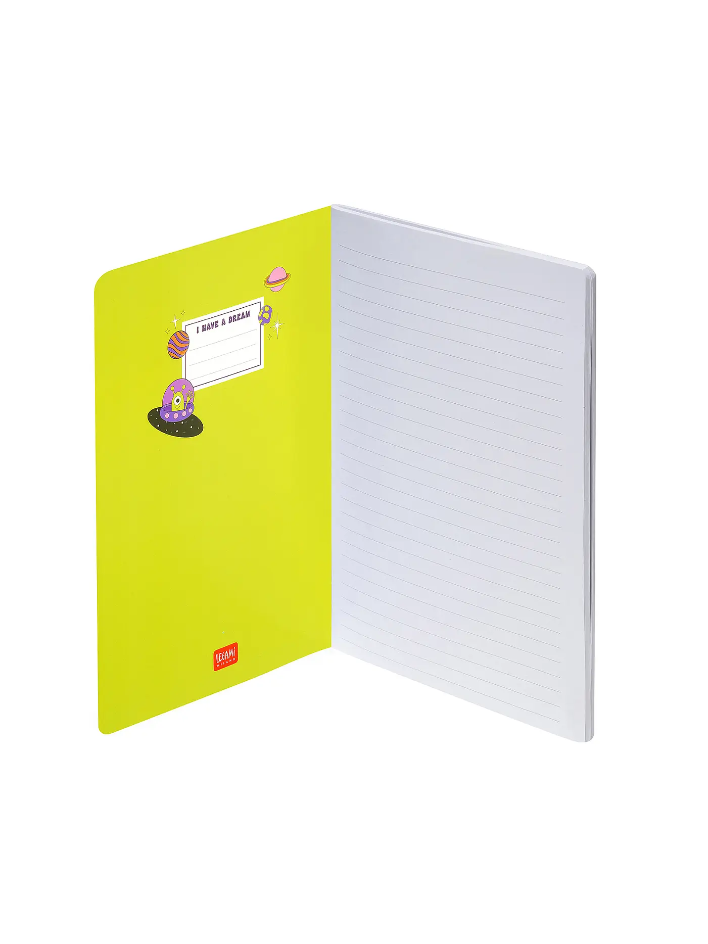 LEGAMI | Liniertes Notizbuch - Large - B5-Format Space | 